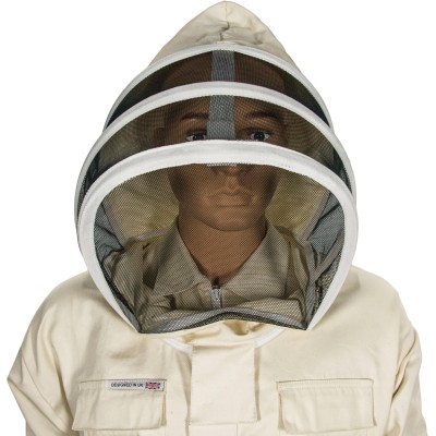 Organic Cotton Beekeeping Suit / Fencing Veil with BEEvision™ Mesh