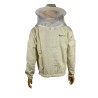 Organic Cotton Beekeeping Jacket / 360 Round Veil with BEEvision™ Mesh