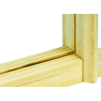 Langstroth Brood Frames – Pack of 10 – With Nails – New Zealand Pine – For Wired Foundation – BEEtastic UK