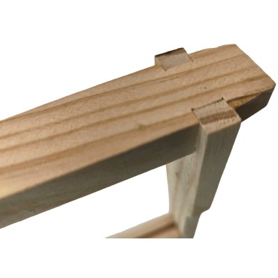 Langstroth Brood Frames – Pack of 10 – With Nails – New Zealand Pine – For Wired Foundation – BEEtastic UK