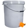 30 Litre Honey Settling Bucket with Nylon Valve