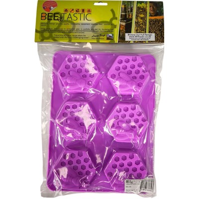 Silicone Soap Moulds – Honeycomb with Bee – 6 Cavity Tray – Pack of 2 – Reusable Silicone Soap Moulds – Honeycomb with Bee – 6 Cavity Tray – Pack of 2 – Reusable