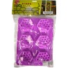 Silicone Soap Moulds: Honeycomb with Bee Design - 6-Cavity Tray (Pack of 2) Reusable & Flexible