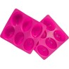 Silicone Soap Moulds: Bee Design - 6 Cavity Tray (Pack of 2) Flexible & Reusable