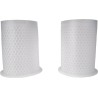 Silicone Candle Moulds – Honeycomb Cylinder – Pack of 2 – 8cm x 5.5cm – Reusable & Flexible
