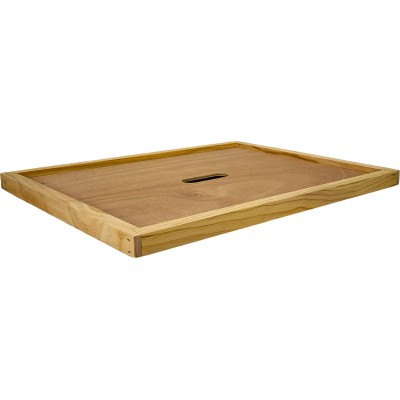 Langstroth Crown Board – 1 Hole – Porter Bee Escape – Knot-Free New Zealand Pine – Inner Hive Cover