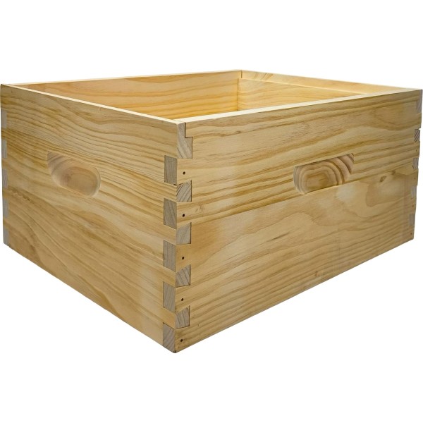 Langstroth Brood Box - New Zealand Pine - Knot Free - Deep Hive Body - Flat-Pack