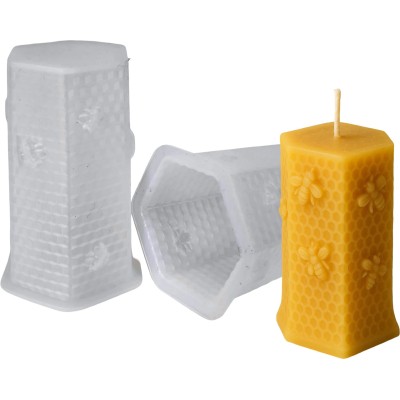 Silicone Candle Moulds – Bees on Side – Pack of 2 – 8cm x 5cm – Reusable & Flexible Silicone Candle Moulds – Bees on Side – Pack of 2 – 8cm x 5cm – Reusable & Flexible
