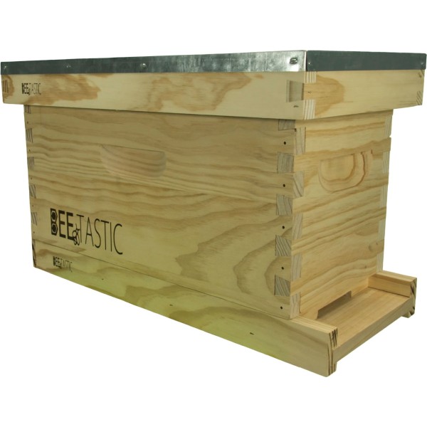 Langstroth Wooden Nuc Box - 5 Frame - Complete with Floor, Roof & Crown Board