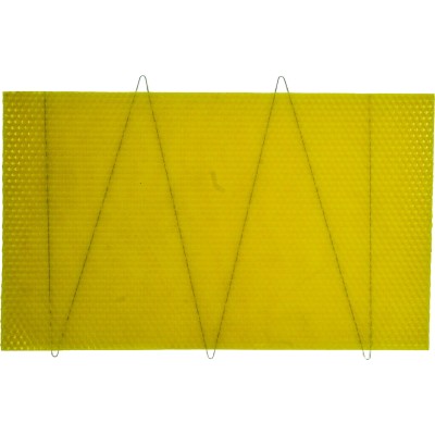 British National Wired Brood Foundation – 11 Sheets – Pure Beeswax – 345 x 205mm – 5.4mm Cell – BEEtastic UK British National Wired Brood Foundation – 11 Sheets – Pure Beeswax – 345 x 205mm – 5.4mm Cell – BEEtastic UK