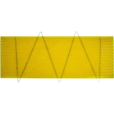 British National Super Foundation – 10 Wired Sheets – Pure Beeswax – 345 x 105mm – 5.4mm Cell – BEEtastic UK British National Super Foundation – 10 Wired Sheets – Pure Beeswax – 345 x 105mm – 5.4mm Cell – BEEtastic UK