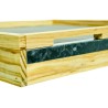British National Screened Base with Varroa Tray – New Zealand Pine – Knot Free – Includes Entrance Reducer – Assembled
