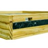 British National Screened Base with Varroa Tray – New Zealand Pine – Knot Free – Includes Entrance Reducer – Assembled