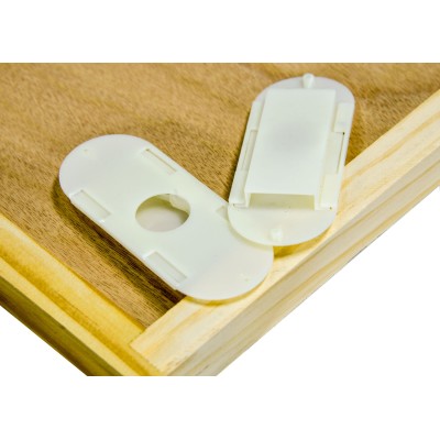 British National Crown Board - New Zealand Pine - Knot-Free - 2 Holes - 2 Bee Escapes - BEEtastic UK