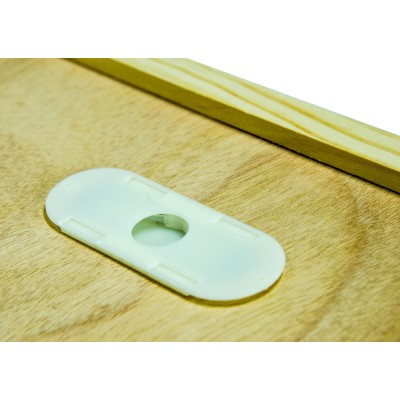 British National Crown Board - New Zealand Pine - Knot-Free - 2 Holes - 2 Bee Escapes - BEEtastic UK