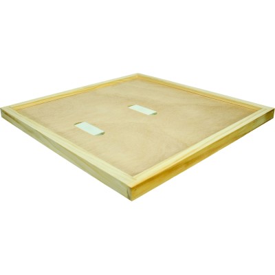 British National Crown Board - New Zealand Pine - Knot-Free - 2 Holes - 2 Bee Escapes - BEEtastic UK