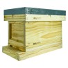 British National Wooden Nuc Box – New Zealand Pine – Knot Free – Swarm & Split Hive