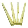 British National Entrance Blocks – Pack of 4 –  2x Mouse Guard & 2x Entrance Reducer – Fits Vented Floors