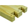 British National Eke – 90mm – New Zealand Pine – Knot Free – Flat Packed – Includes Screws – Hive Feeder Spacer