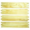 British National Eke – 90mm – New Zealand Pine – Knot Free – Flat Packed – Includes Screws – Hive Feeder Spacer
