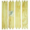British National Eke – 90mm – New Zealand Pine – Knot Free – Flat Packed – Includes Screws – Hive Feeder Spacer