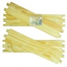 British National Eke – 90mm – New Zealand Pine – Knot Free – Flat Packed – Includes Screws – Hive Feeder Spacer
