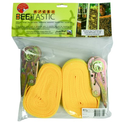 Beehive Ratchet Straps – Pack of 2 – 25mm Wide – 5m Long – Secure Webbing Beehive Ratchet Straps – Pack of 2 – 25mm Wide – 5m Long – Secure Webbing