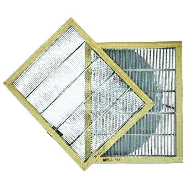 Langstroth Queen Excluders – 2 Pack – Metal Grid with Wood Frame – Durable & Precision Spaced