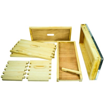 Langstroth Wooden Nuc Box – 5 Frame – For Swarms & Splits – Flat Pack with Roof Langstroth Wooden Nuc Box – 5 Frame – For Swarms & Splits – Flat Pack with Roof