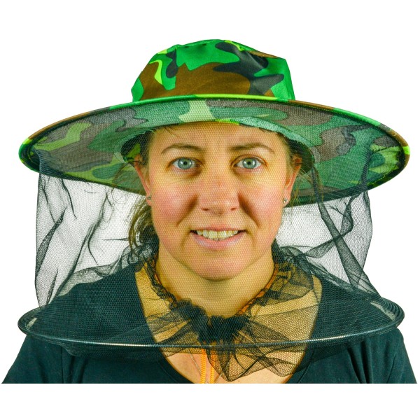 Beekeeper Hat – Lightweight Protective Hat with Veil – One Size Fits Most