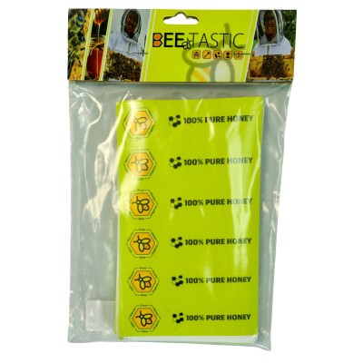 Honey Jar Tamper Labels – 300 Stickers – Pre-Cut Sheets of 6 – Honey Jar Seals Honey Jar Tamper Labels – 300 Stickers – Pre-Cut Sheets of 6 – Honey Jar Seals
