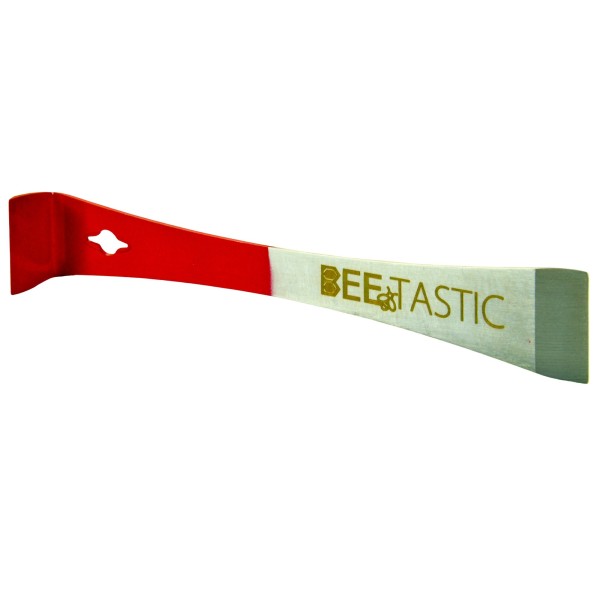 Standard Hive Tool – L Shaped Stainless Steel – Red Tip - Perfect For Brood Inspections