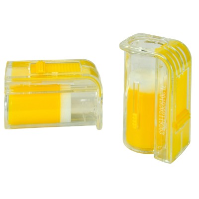 Queen Marking Tube – Pack of 2 – Clear Bee Holder with Sponge Tip Plunger