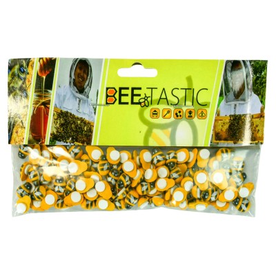 Mini Wooden Bees – 100 Pack | Self-Adhesive Craft Decor Mini Wooden Bees – 100 Pack | Self-Adhesive Craft Decor