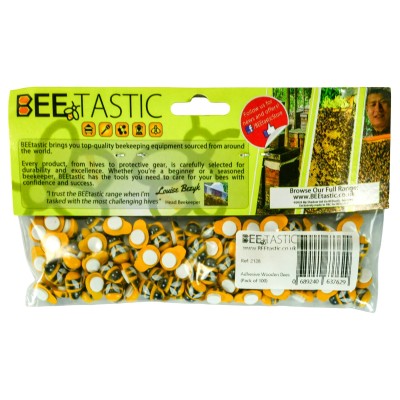 Mini Wooden Bees – 100 Pack | Self-Adhesive Craft Decor Mini Wooden Bees – 100 Pack | Self-Adhesive Craft Decor