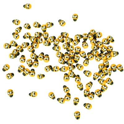 Mini Wooden Bees – 100 Pack | Self-Adhesive Craft Decor Mini Wooden Bees – 100 Pack | Self-Adhesive Craft Decor