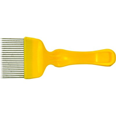 Straight Uncapping Fork – Plastic Handle & Stainless Steel Tines for Honeycomb