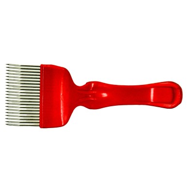 Bent Uncapping Fork – Plastic Handle & Stainless Steel Honey Scraper