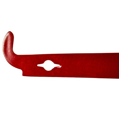 J Shaped Hive Tool – Stainless Steel with Red Tip