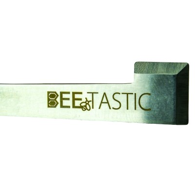 J Shaped Hive Tool – Stainless Steel with Red Tip