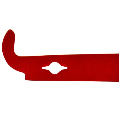 J Shaped Hive Tool – Stainless Steel with Red Tip
