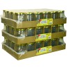 454g (1lb) Round Glass Honey Jars – 72 Pack – Gold Lids with Silicone Seal – Food Safe