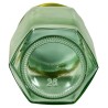 227g (0.5lb) Hexagonal Glass Honey Jars – 99 Pack – Gold Lids with Silicone Seal – Food Safe