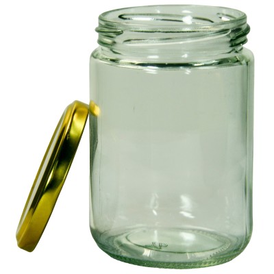 454g Round Glass Honey Jars – 72 Pack – Gold Lids with Silicone Seal – Food Safe 454g Round Glass Honey Jars – 72 Pack – Gold Lids with Silicone Seal – Food Safe