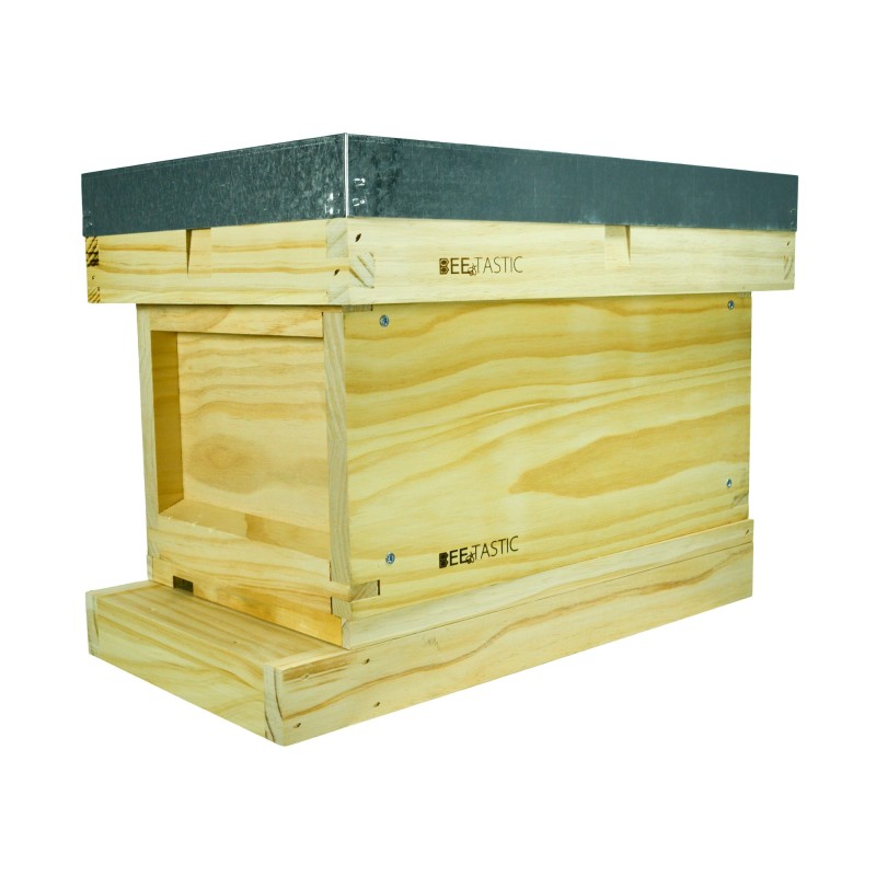 British National Wooden Nuc Box – New Zealand Pine – Knot Free – Swarm & Split Hive