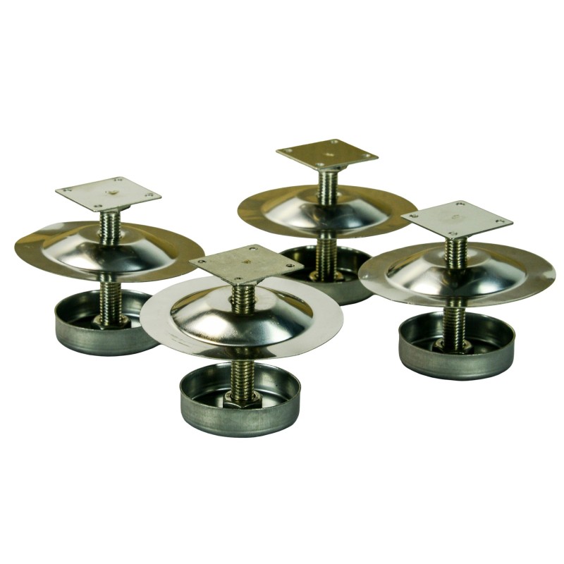 Ant Proof Beehive Feet – Stainless Steel Set of 4 – 70mm High Ant Guards
