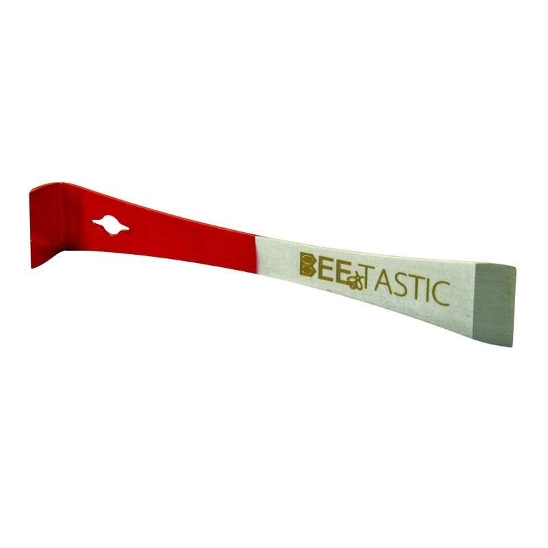 Standard Hive Tool – L Shaped Stainless Steel – Red Tip - Perfect For Brood Inspections